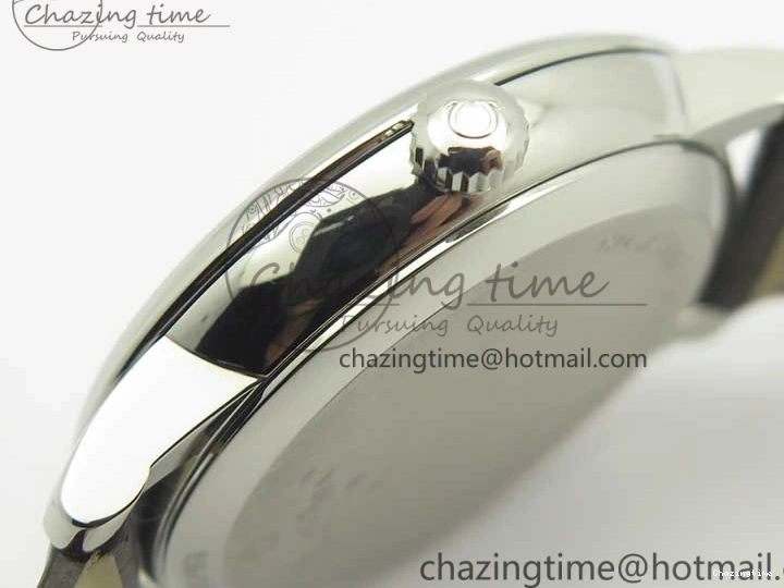 0329 Original De Ville Prestige Small Second TWF 1:1 Best Edition Gray Dial on Black Leather Strap MIYOTA 8036